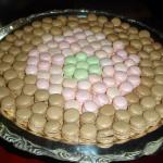 Macarons de chocolate, frambuesa y pistacho